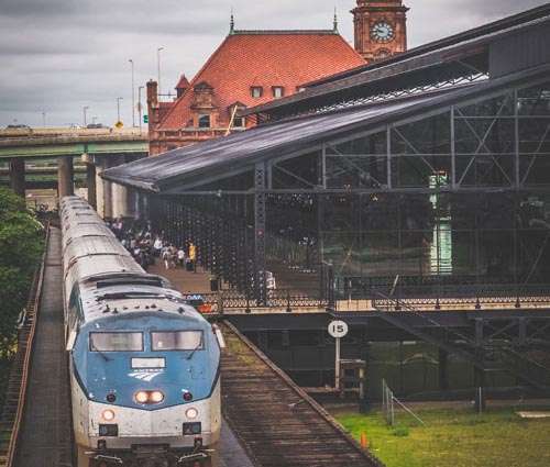 train in station