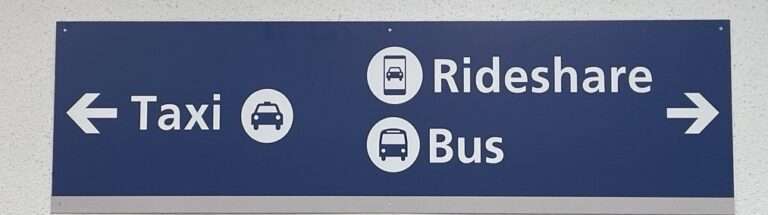 Ride Share Signage Cropped