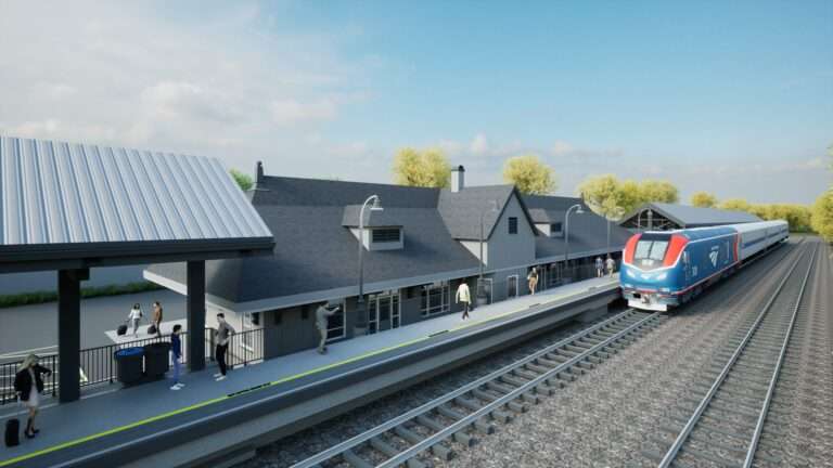 Christiansburg Platform Rendering