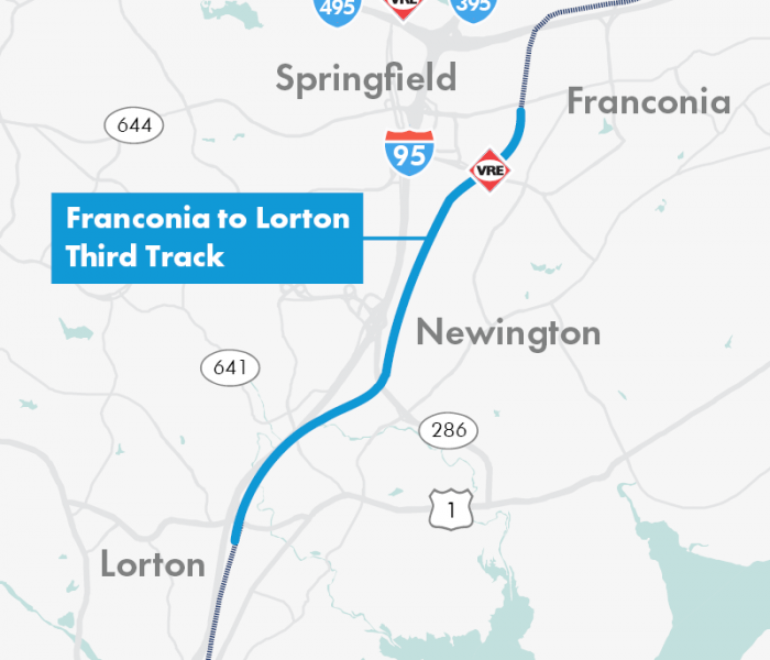 Franconia to Lorton Third Track